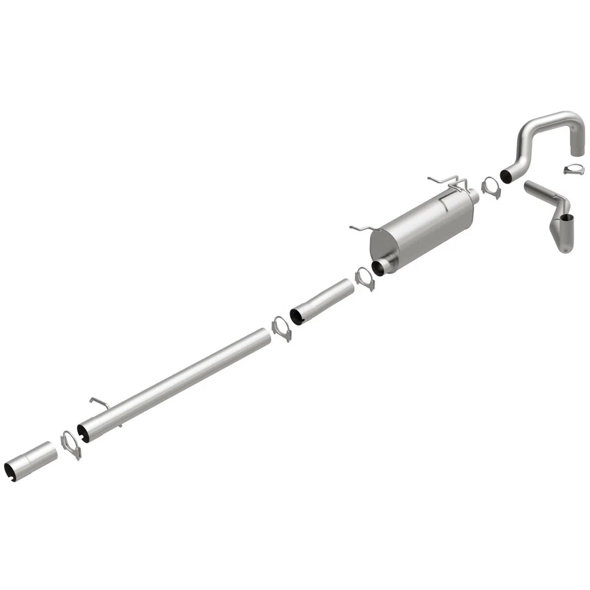 Fits 1999-2004 Ford Direct-Fit Replacement Exhaust System 106-0007